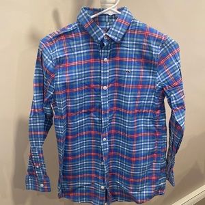 Vineyard Vines Boys flannel button down shirt